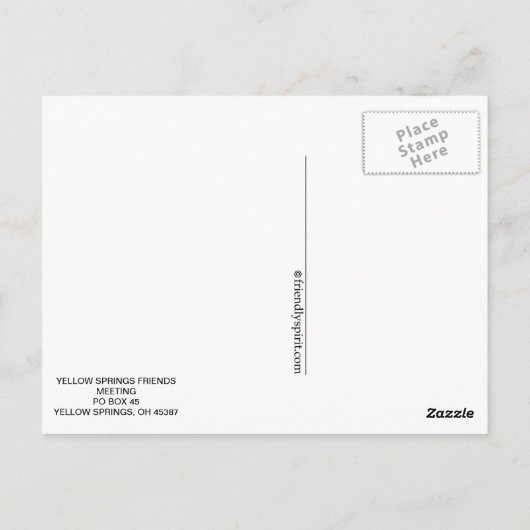 Carte Postale Ne parlez pas à moins que... (Dos)