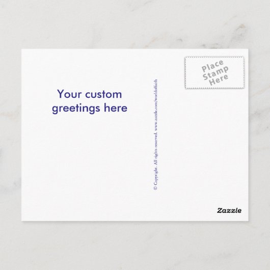 Carte Postale Ne pas avoir d'Ulcères (Dos)