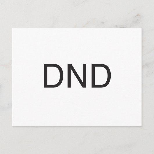Carte Postale ne pas déranger.ai (Devant)