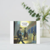 Carte Postale Ne pas écrire et Titanic drôle (Debout devant)