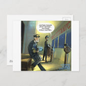 Carte Postale Ne pas écrire et Titanic drôle (Devant / Derrière)