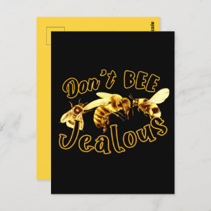 Carte Postale Ne pas être jaloux Drôle Citation