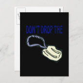 Carte Postale Ne Pas Laisser Le Savon (Devant / Derrière)