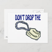 Carte Postale Ne Pas Laisser Le Savon (Devant / Derrière)