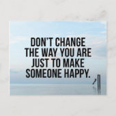 Carte Postale Ne pas modifier le devis (Devant)