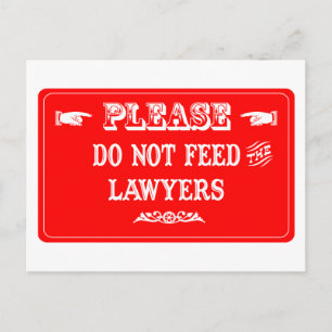 Carte Postale Ne Pas Nourrir Les Avocats