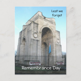 Carte Postale Ne pas oublier le jour du Souvenir