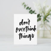 Carte Postale Ne pas oublier les choses Citation Inspirationnell (Debout devant)