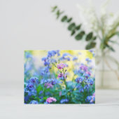 Carte Postale Ne pas oublier les fleurs (Debout devant)