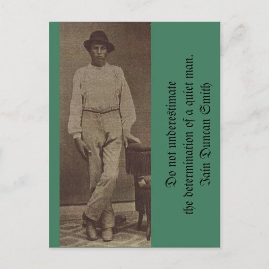 Carte Postale Ne pas sous-estimer la détermination (Devant)