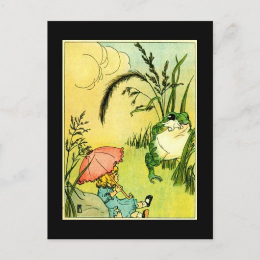 Carte Postale Ne pleure pas la grenouille (Devant)