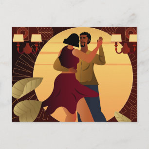 Carte Postale Né pour danser