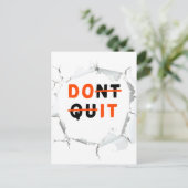 Carte Postale Ne quittez pas | Faites-le (Debout devant)