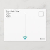 Carte Postale Ne quittez pas | Faites-le (Dos)