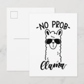 Carte Postale Ne refroidissez aucun lama de Prob (Devant / Derrière)