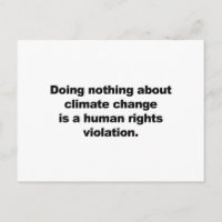 Ne rien faire contre le changement climatique