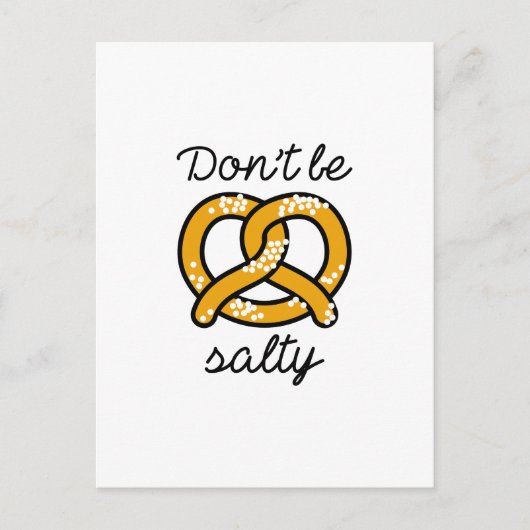 Carte Postale Ne sois pas salé (Devant)