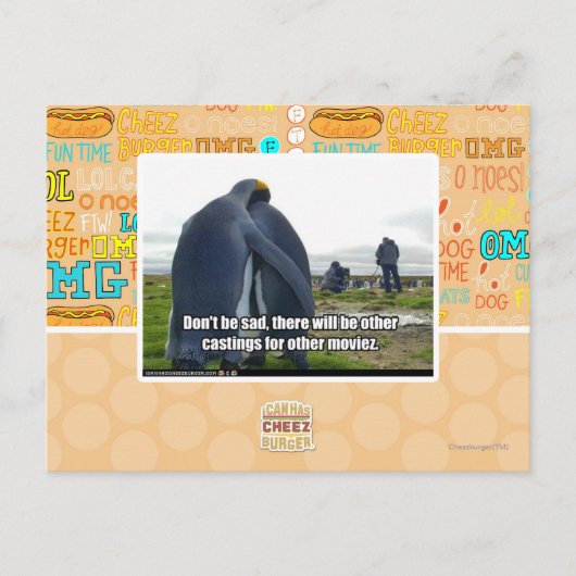Carte Postale Ne soyez pas triste (Devant)