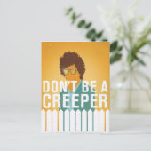 Carte Postale Ne soyez pas une plante grimpante (Debout devant)