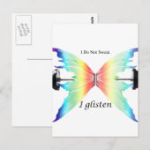 Carte Postale Ne transpire pas...Écouter (Devant / Derrière)