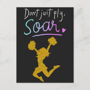 Carte Postale Ne volez pas, envolez-vous ! Cheerleading Filles
