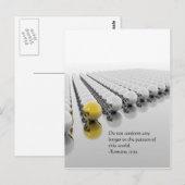 Carte Postale Ne vous conformez pas (Devant / Derrière)