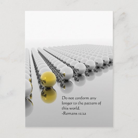 Carte Postale Ne vous conformez pas (Devant)