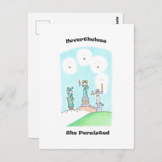 Carte Postale Néanmoins (Devant / Derrière)