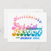 Carte Postale Néanmoins, elle a persisté (Devant / Derrière)