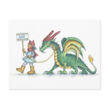 Néanmoins, elle a persisté (carte postale HBdragon