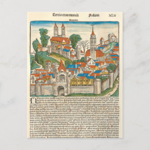 Carte Postale Neapolis Naples Italie Manuscrit médiéval