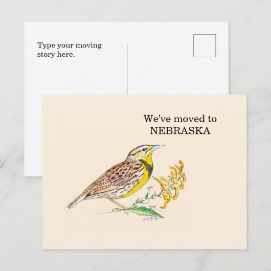 Carte Postale Nebraska (Devant / Derrière)