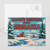 Carte postale NEBRASKA (Devant / Derrière)