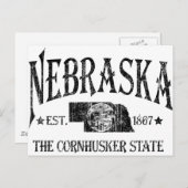 Carte Postale Nebraska (Devant / Derrière)
