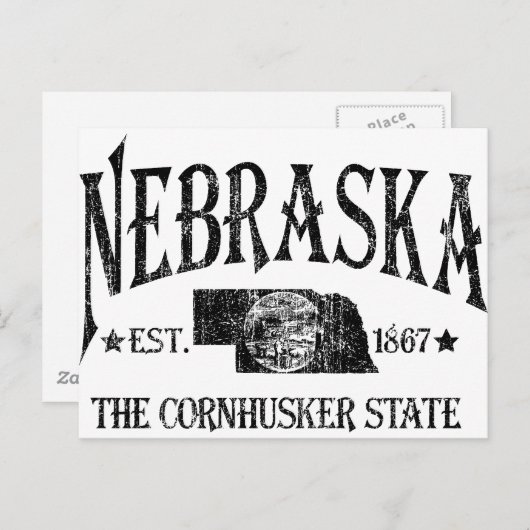 Carte Postale Nebraska (Devant / Derrière)