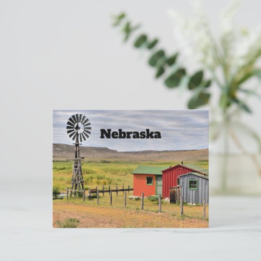 Carte postale Nebraska (Debout devant)