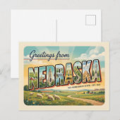 Carte Postale Nebraska (Devant / Derrière)