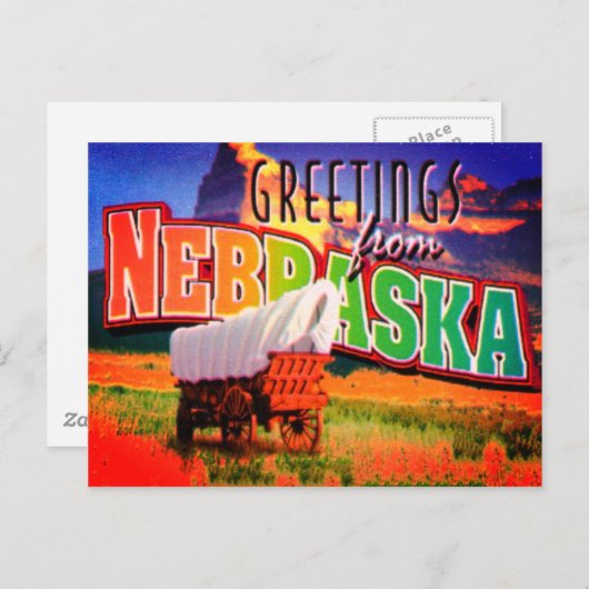 Carte postale Nebraska (Devant / Derrière)