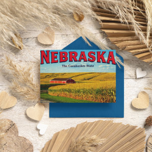 Carte Postale Nebraska Cornfield
