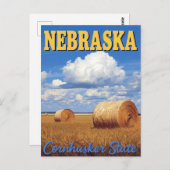 Carte Postale Nebraska Cornhusker State (Devant / Derrière)