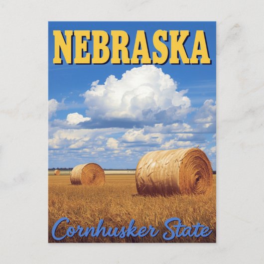 Carte Postale Nebraska Cornhusker State (Devant)