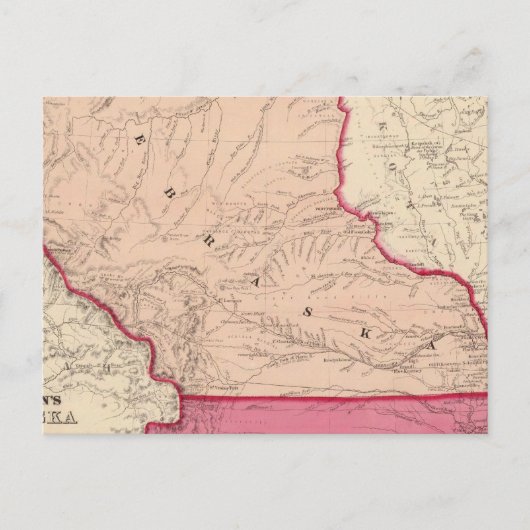 Carte Postale Nebraska et Kansas (Devant)