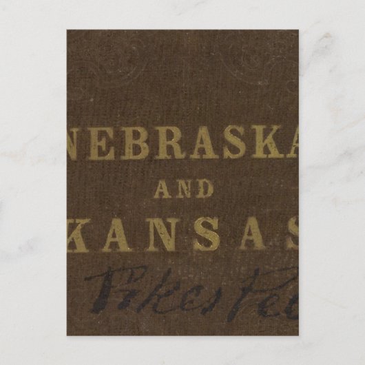 Carte Postale Nebraska et Kansas (Devant)