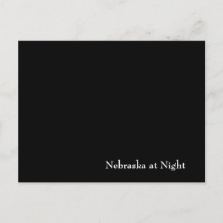 Carte Postale Nebraska la nuit