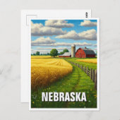 Carte Postale Nebraska Travel (Devant / Derrière)
