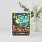 Carte Postale Nebraska | Vincent Van Gogh inspiré (Debout devant)