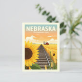Carte Postale Nebraska vintage (Debout devant)