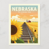Carte Postale Nebraska vintage (Devant)