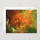 Carte Postale Nebula Amérique du Nord (Devant / Derrière)