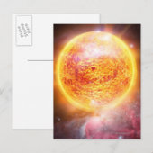 Carte Postale Nebula Brûlant brillamment (Devant / Derrière)